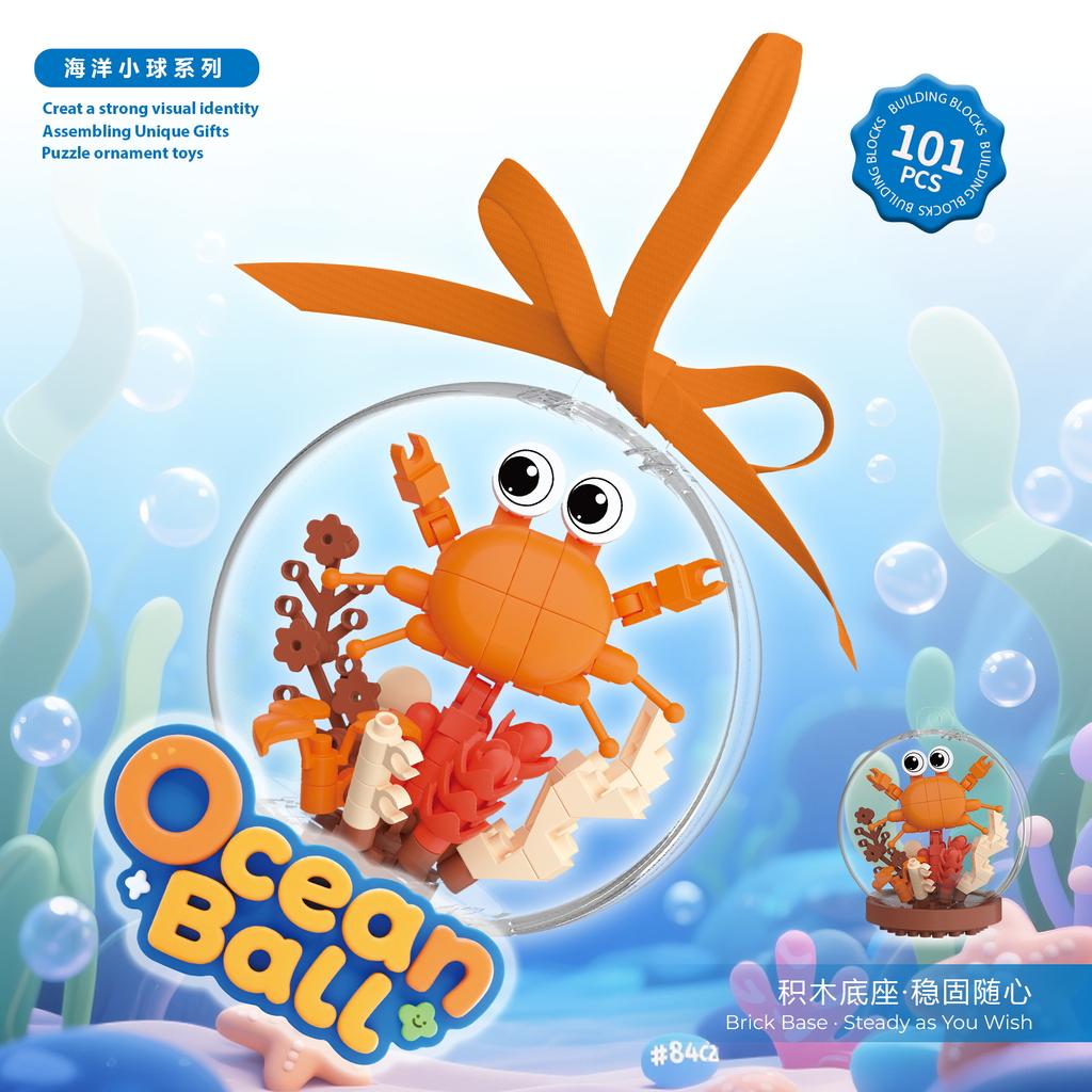 Новые продукты Океанские шары Строительные блоки Сборные игрушки Микроблоки Модели животных Развивающие игрушки Настольное, Подвесное украшение