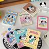 1Pc Japanese Cute Cartoon Puppy Mini Loose-leaf Notebook Student Portable Pocket Journal Binder Book Planner Notepad Kid Gift