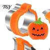 Ghost Pumpkin Bat Baking Tools 10PCS Halloween Cookie Cutter Set, Pumpkin/Witch's Hat/Ghost/Skeleton/Bat Shape, Stainless Cutters Steel Biscuit Molds