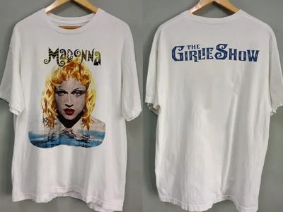 Винтажная футболка Madonna The Girlie Show Erotica Pop Tour Концертная 1993