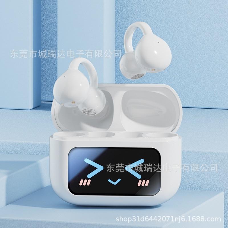 Сенсорный цветной экран с заушной клипсой, высококачественная Bluetooth-гарнитура, настоящая беспроводная спортивная гарнитура