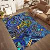 Aboriginal Art Gecko Floor Mats for Living Room, Bedroom and Room Decoration Are Suitable for Gifts.