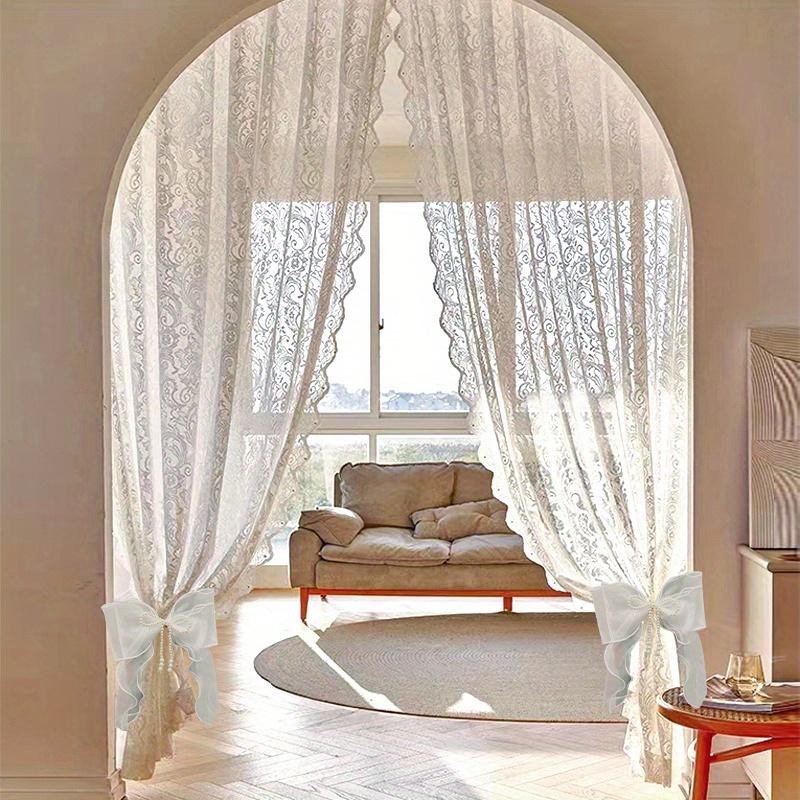 INS Подхваты для штор с бантом Оконные шторы Веревка для связывания Белые ремни для оконных штор Украшения для сумок Декор для штор Аксессуары