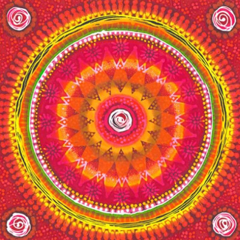 5D алмазная живопись Мандала цветы современный узор DIY полная круглая дрель вышивка крестиком Алмазная вышивка домашний декор подарок