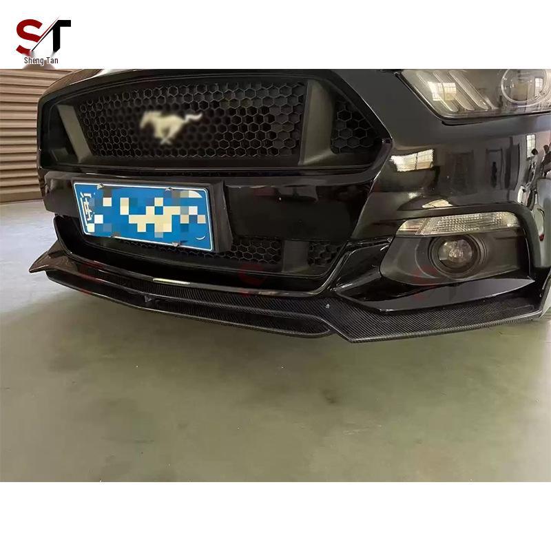Передний сплиттер губы из углеродного волокна для Ford Mustang 2015-2017