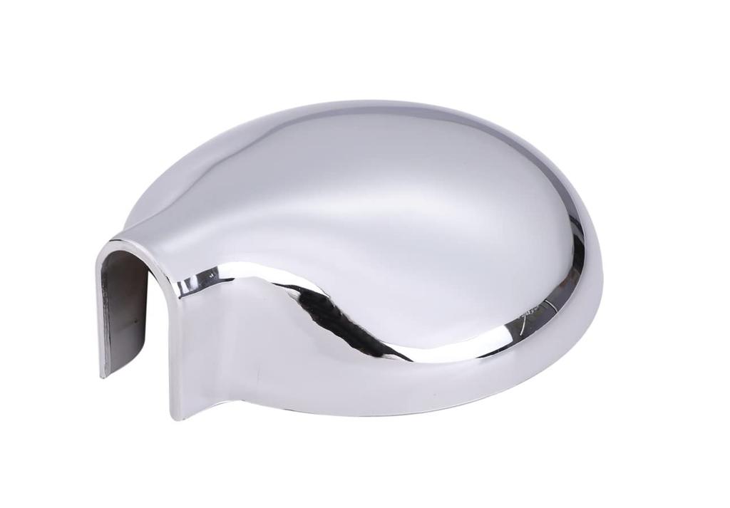 Chrome Mirror Cover Set for Mitsubishi Fuso Bluetec Canter 2010 with Under Mirror Universal Aftermarket Exterior Custom Truck 3-piece (November