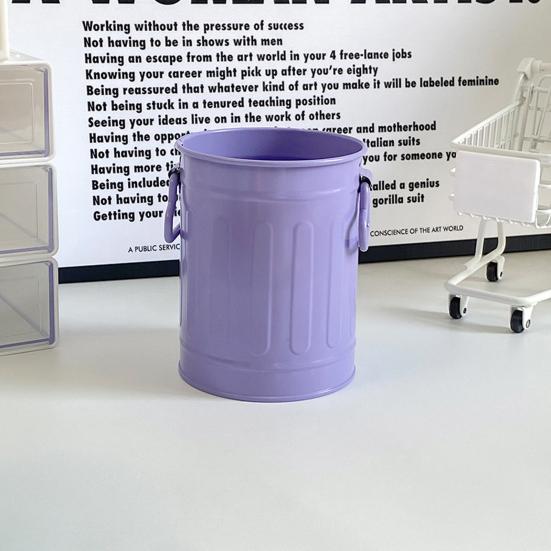 Cartoon Pen Holder Metal Storage Organizer for Pens Pencils Erasers Crayons Markers Large Capacity Desktop Pen Stand for Office School