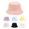 Bucket Hats Soild Summer Travel Beach Sun Hat Cap Unisex