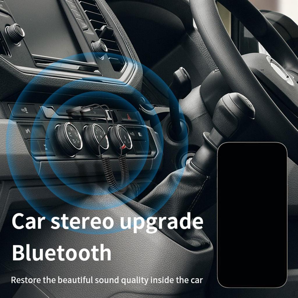 Адаптер BT 5.4 AUX для автомобильных аудиоаксессуаров премиум-класса, многоцелевой приемник USB на 3,5 мм.