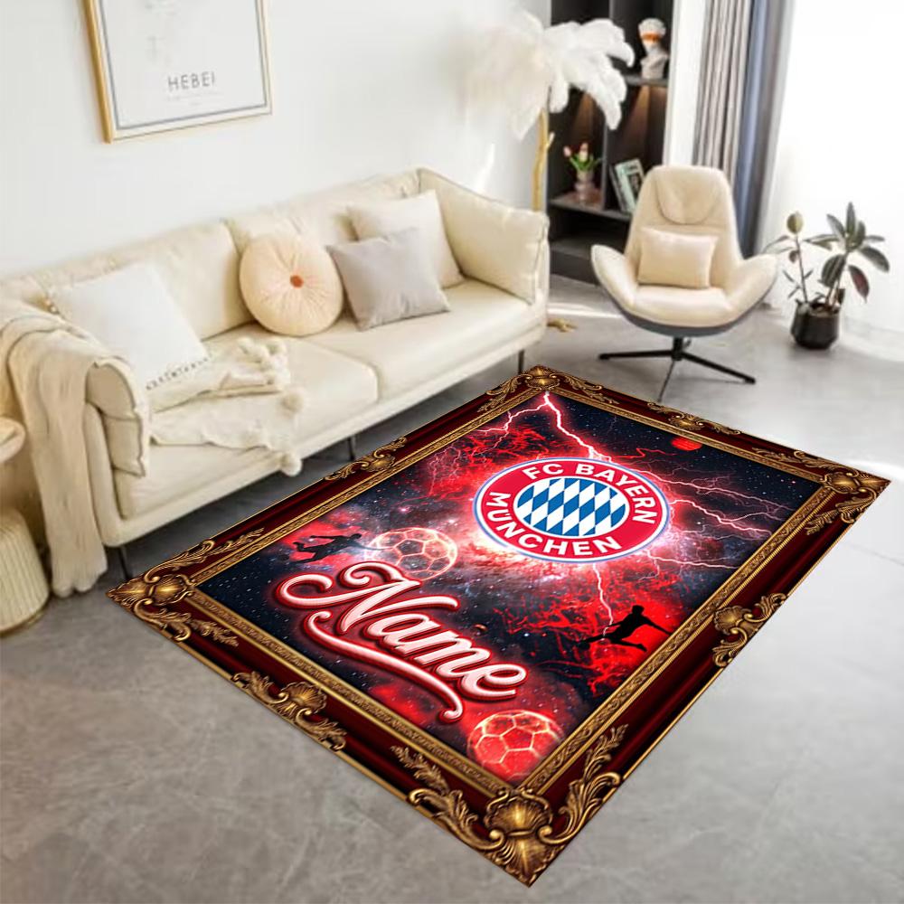 Bayern Munich Galaxy Jersey Floor Mat Design for Foyer Decorate room Dormitory Outdoor Antislip Carpet Anime Office Decor Birthday/Christmas Gift