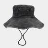 Кепка рыболова из вымытого денима Tooluck Western Fisherman для горячих девушек, солнцезащитная кепка для альпинизма, весенняя и осенняя дорожная кепка от солнца