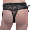 Модное мужское нижнее белье с Т-образной спинкой, кружевные бандажные стринги, трусы, нижнее белье
