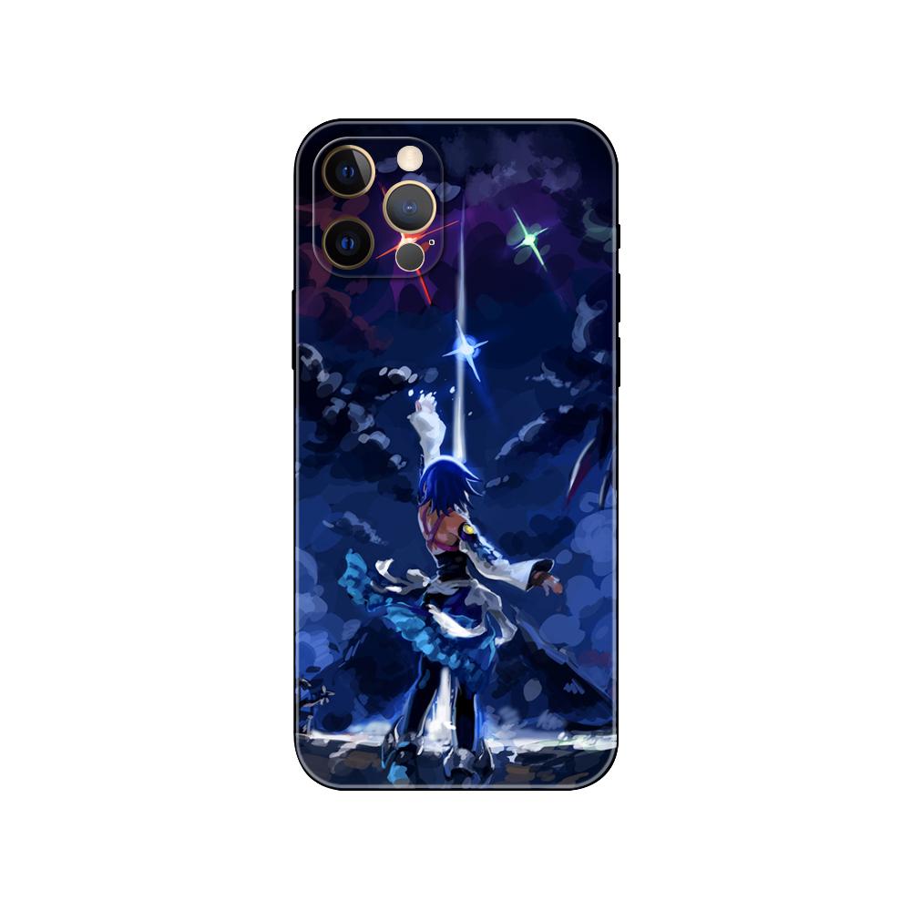 Чехол для телефона в стиле аниме «Королевство сердец» для iPhone 5 5S 2020se 6 6s 7 8 plus x 10 XR XS 11 12 13 mini pro MAX, черная задняя крышка из ТПУ