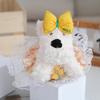 Unique Original Plush Dog Keychain With Customizable Bow Colors Perfect For Gifts And Collectibles