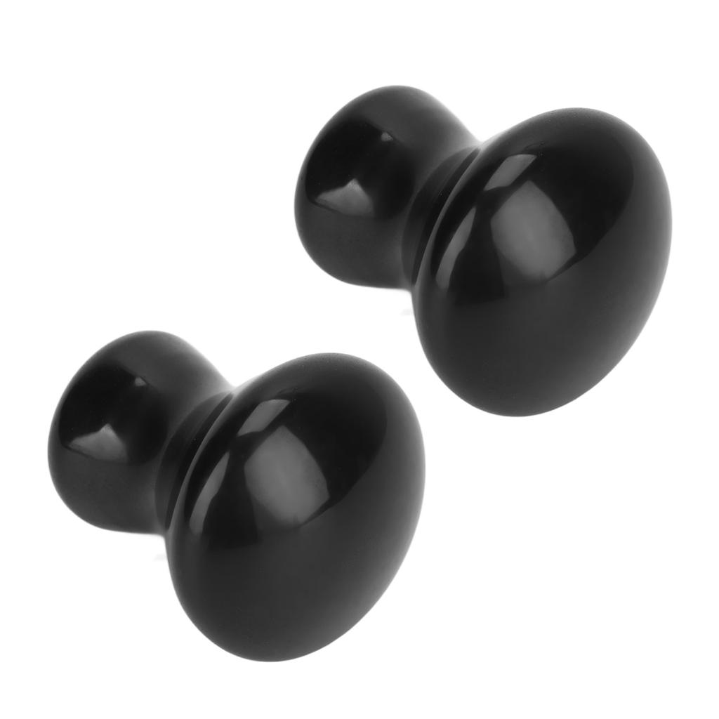 2pcs Gua Sha Facial Tools Mushroom Shape Face Lift Remove Wrinkles Massager Roller Tool Black