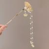 Elegant Chinese Style Hair Accessories Vintage Spring Flower Element Hairpins Light Luxury Tassel Hair Stick For Women Girls