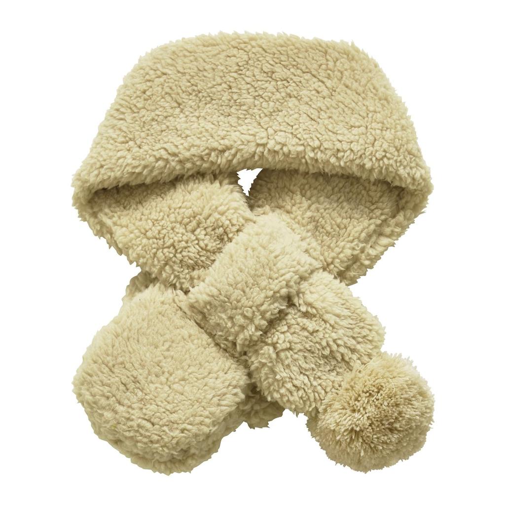 MIKIHOUSE HOT BISCUITS Шарф, для мальчиков и девочек, бежевый, без размера, 73-7701-490