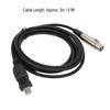 Plug and Play Microphone Converter Cable 9.8ft USB Mic Cable  Musical Instrument Recording