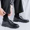 Men'S Shoes Spring And Autumn British Lace-Up Business Dress Leather Shoes Soft-Soled Derby Shoes 24311-R