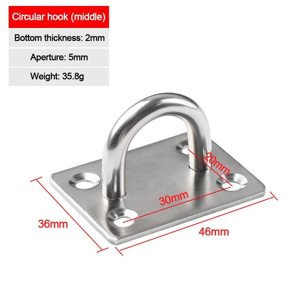 1Pcs U/J-Shaped Wall Hook Plate Deck Door Buckle New Ceiling Mount Hanger  for Fan Lamp