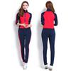 Премиальный женский спортивный костюм Весна Осень Повседневный наряд для бега Корейский стиль Свободный крой Двойка Модный