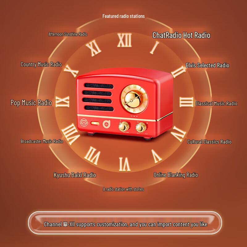 Mao Wang Little Prince OTR Retro Portable Bluetooth Radio