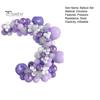 1 Set Lightweight Easy To Install Childlike Balloon Garland Butterfly Purple Balloon Garland Arch Kit Scene Layout