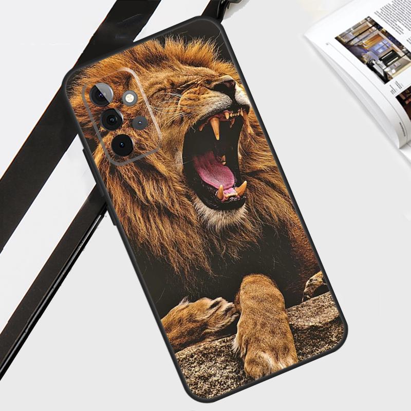 Roaring Lion Case For Samsung Galaxy A56 A36 A26 A16 A06 A54 A34 A14 A12 A22 A32 A52 A13 A53 A15 A35 A55