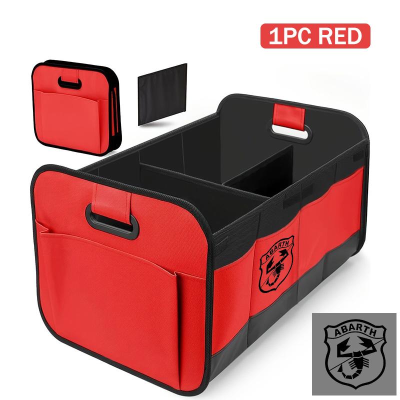 AJV1 Foldable Trunk Storage Box Waterproof Oxford Cloth Large-Capacity Organizer Bag For Abarth FR 124spider FIAT 500 Albea Astra