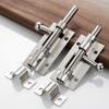 Stainless Steel F-type Door Lock Brushed Silver Door Lock Fashion Door Bolt  Cabinet