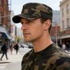 Кепка с плоским козырьком унисекс регулируемая камуфляжная военная кепка винтажная повседневная дышащая для улицы камуфляжная кепка кадета боевая кепка для рыбалки