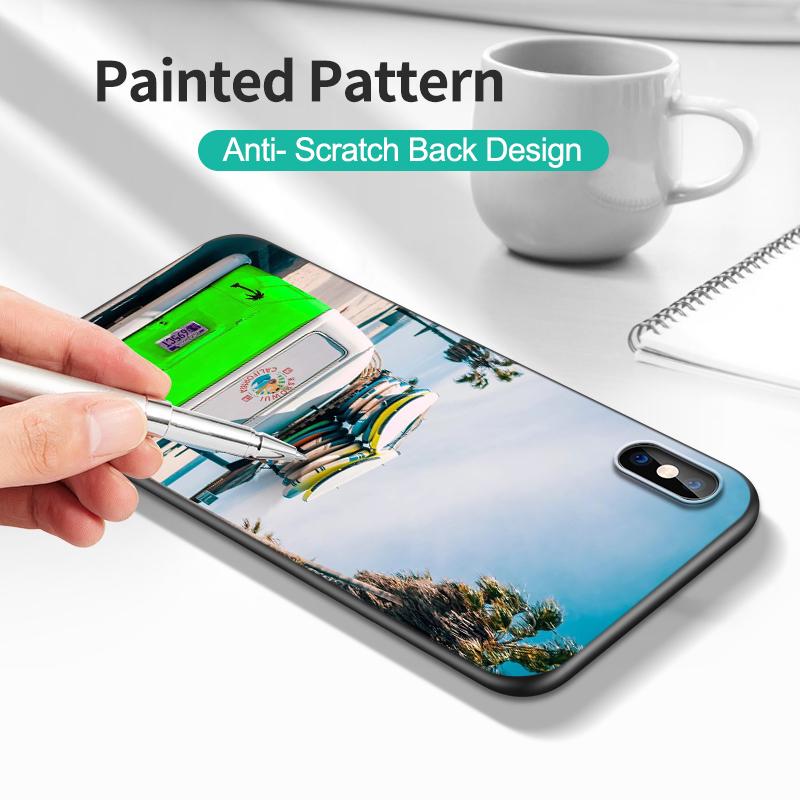 Черный чехол из ТПУ для Samsung Galaxy A03 SM-A035 A03 Core A03S A13 A23 LTE A33 A53 A73 4G 5G Combi Van Surf