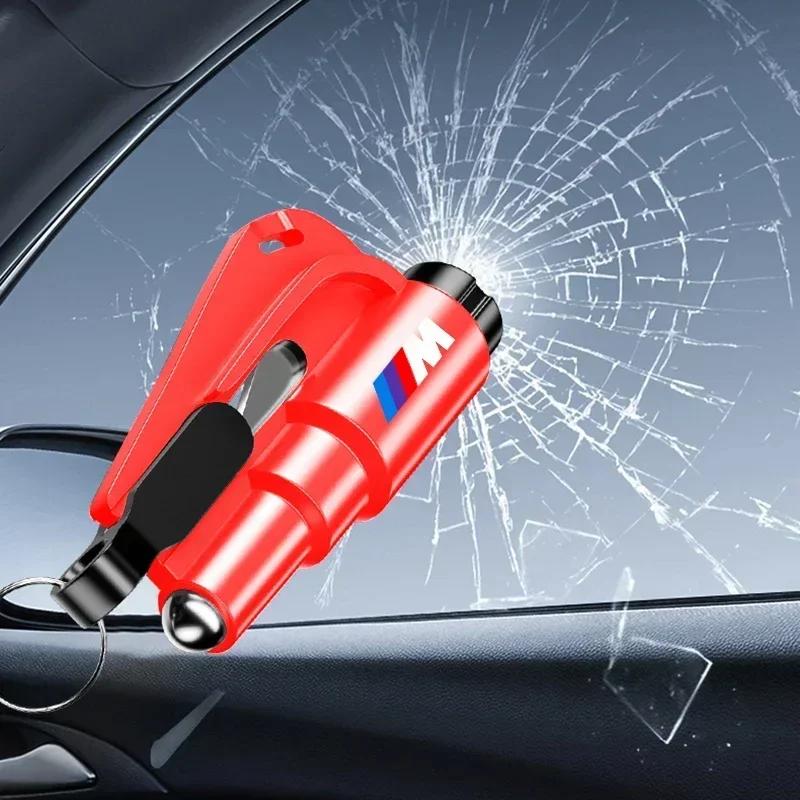 Автомобильные инструменты Автомобильный молоток для разбивания стекол Спасательный нож для резки ремней безопасности Для BMW E53 E70 E71 E72 E83 X1 X2 X3 X4 X5 X6 X7 E84 F48