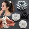 Fashionable Pearl Hair Ties Beautiful Pearl Elastic Hairbands Handmade Headwear Woman Hair Accessories
