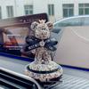 Креативный Медведь в Короне Автомобильный Освежитель Воздуха Украшение со Стразами