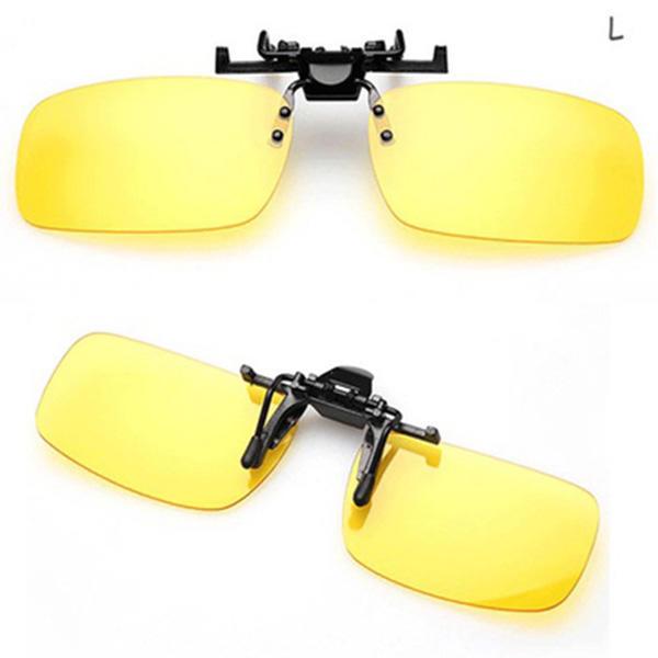 Day Night Unisex Flip-up Clip On Vision Lens Fashion Driving Sunglass Maxnina Glasses Accessories