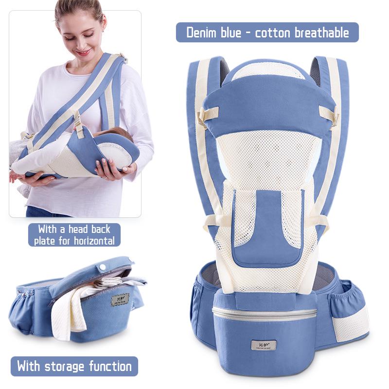 Рюкзак-кенгуру для новорожденных, безопасный, дышащий, эргономичный, регулируемый, слинг-рюкзак, PouchA