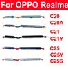 Кнопки регулировки громкости, гибкий кабель для OPPO Realme C20 C20A C21 C21Y C25 C25Y C25S, боковые кнопки регулировки громкости, боковые клавиши включения и выключения, запасные части для телефона