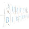 One Silly Goose Happy Birthday Banner - Blue One Silly Goose 1st Birthday Decorations,Baby Boy First Party Theme Decor,Baby Boy Birthday Banner