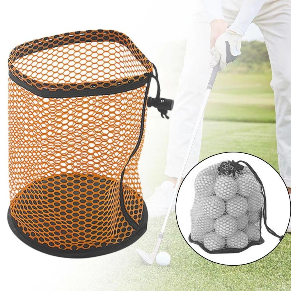 Hold 12/25/50 Balls Golf Ball Bag Nylon Material Golf Ball Mesh Bag Table Tennis