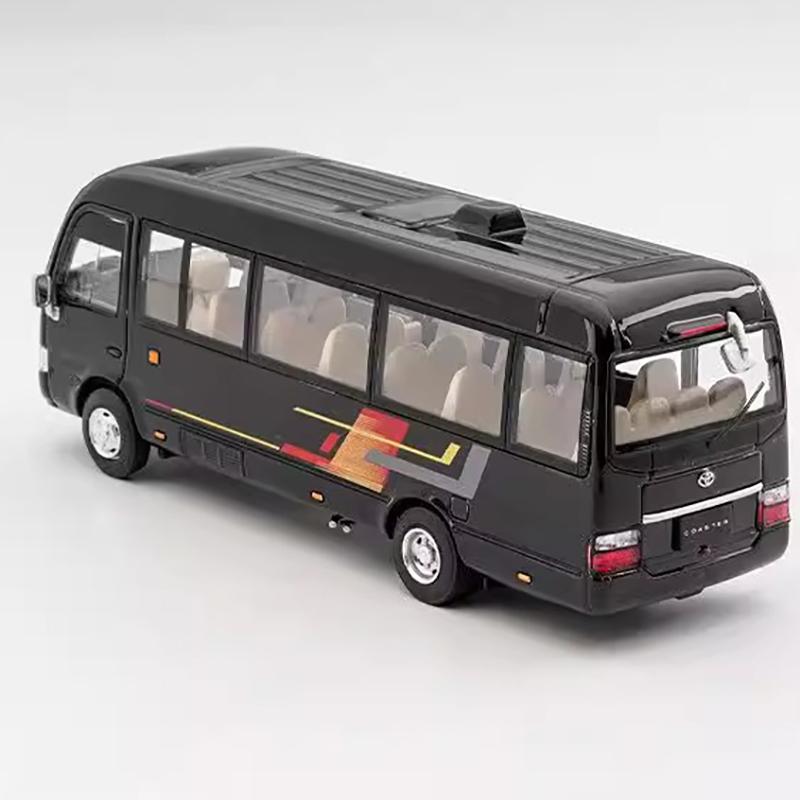 1/64 Toyota Coaster АВТОБУС Металлическая Машинка Литье под Давлением и Игрушечные Транспортные Средства Модель Автомобиля Миниатюрная Масштабная Модель Автомобиля для Детей