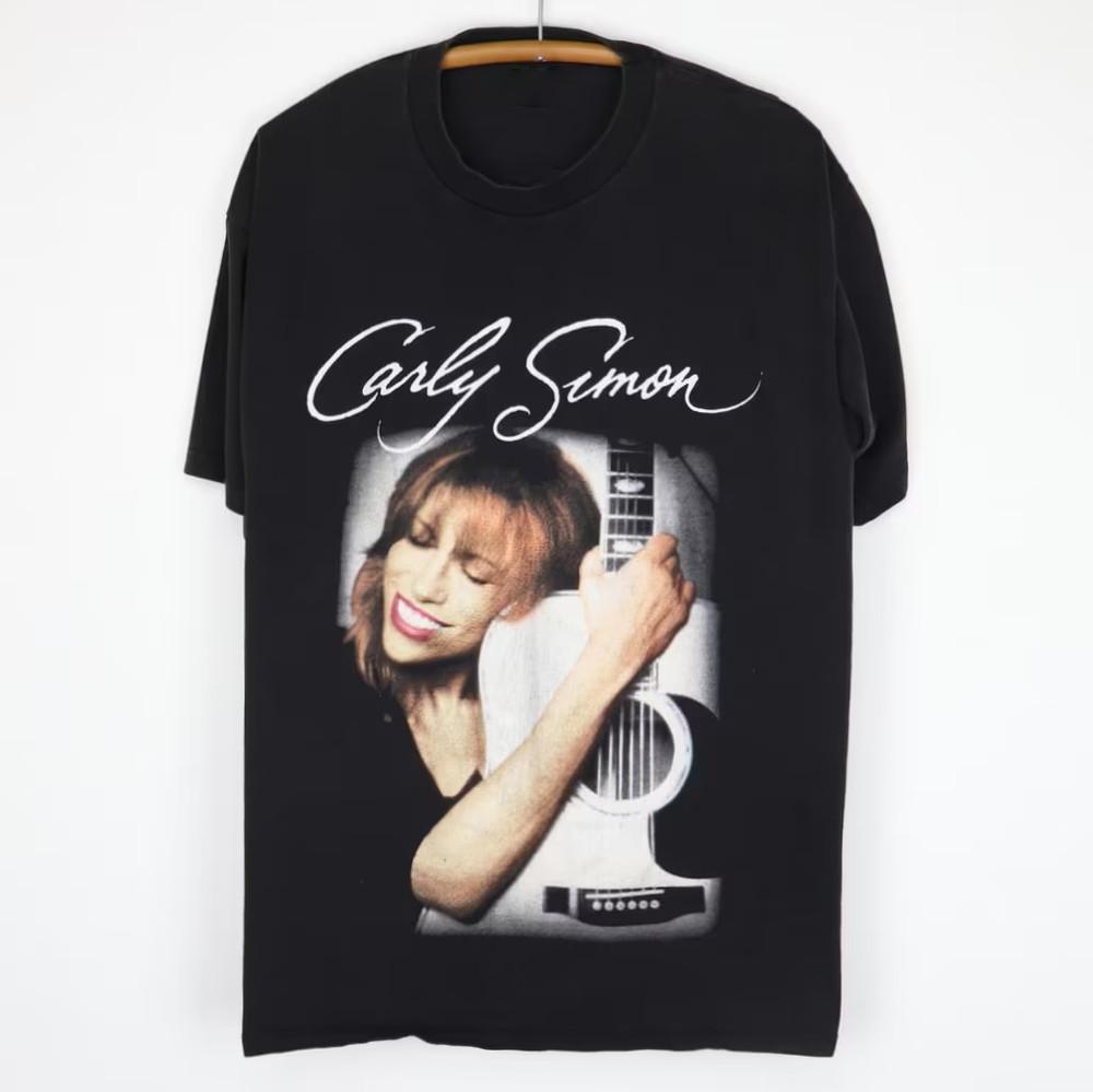 Футболка Carly Simon Letters Never Sent Tour Черная Унисекс S-4XL 1H0507 Унисекс Футболка
