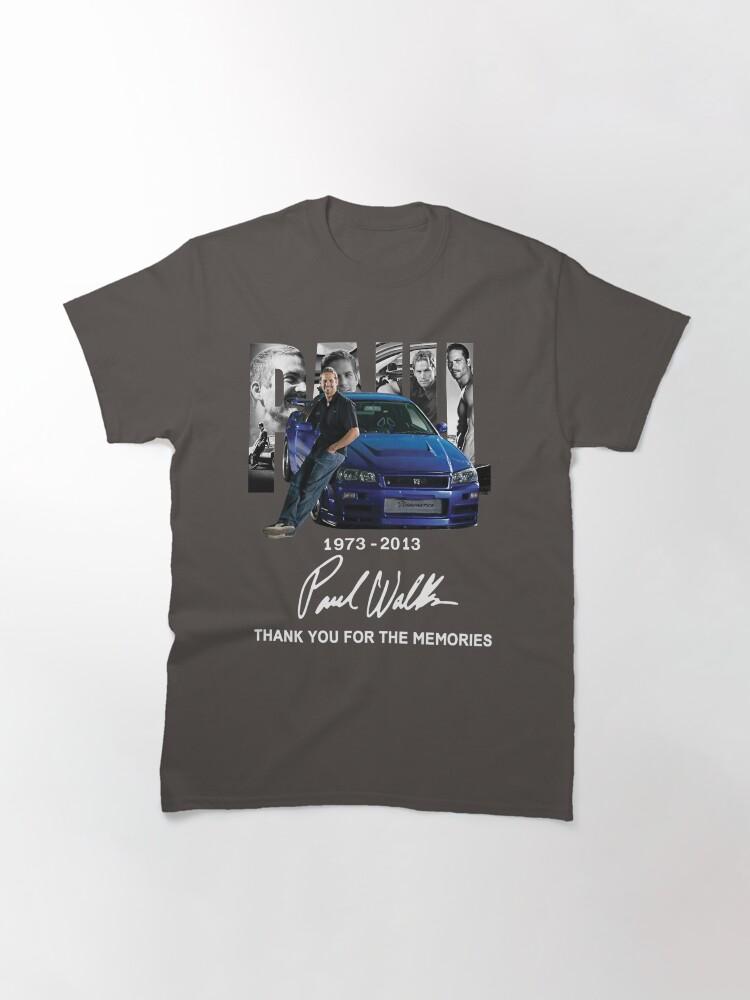 Fast & Furious Páúl Wálkér Thank You For The Memories Classic T-Shirt