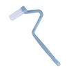 Toilet Cleaning Brush S Shape Portable Wc Scrubber Curved Side Bending Handle Corner