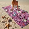Pink pika Pattern Beach Towel, Super Soft Microfiber, Gift for Her/Him, Birthday, for Pool, Beach, Travel, Home Decor Fan gifts