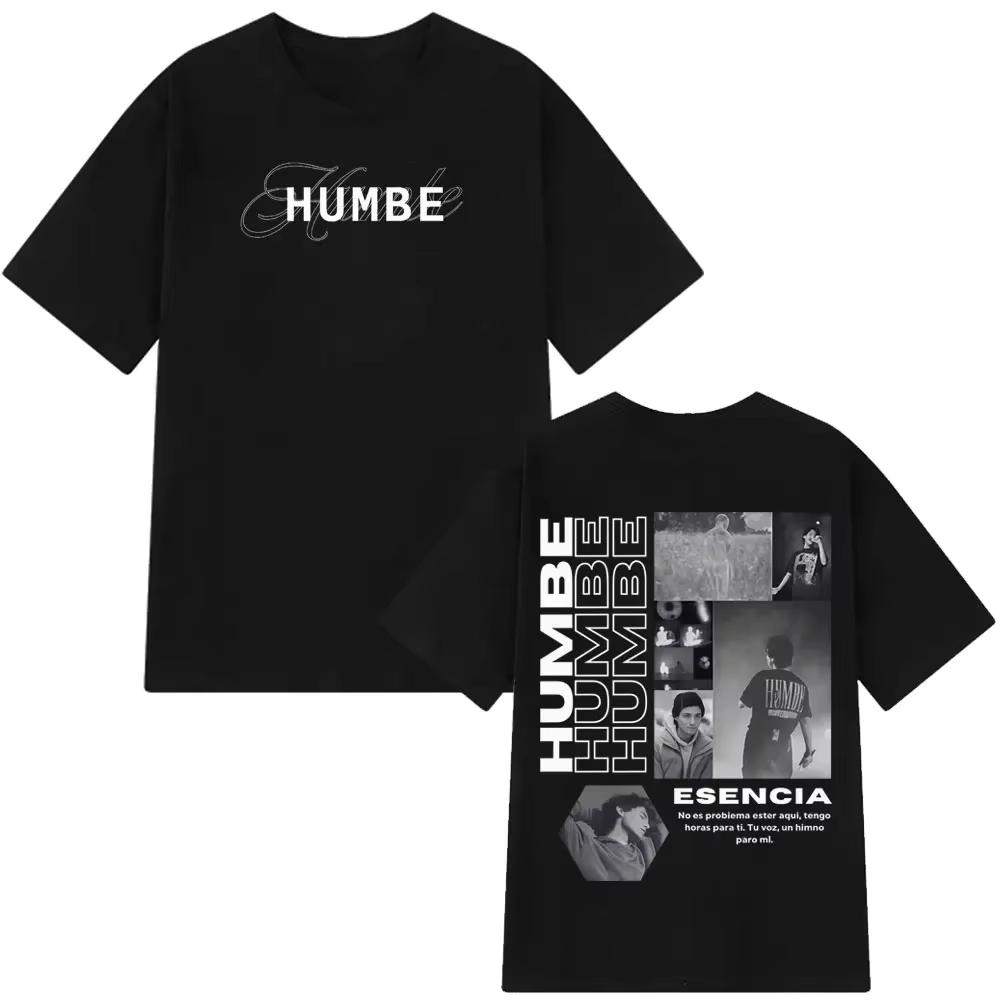 2026 Singer Humbe Esencia Тур Принт Футболка Мужская Женская Летняя Хлопок Повседневные Футболки Хип-хоп Готика Панк Футболки Топы Ins