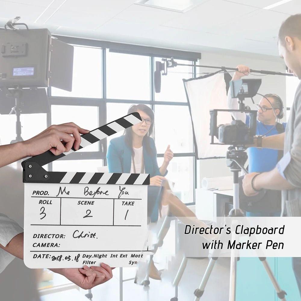 Акриловый фотореквизит Regisseur Board Фотография Украшения Видео Фильм Доска для видеоблога