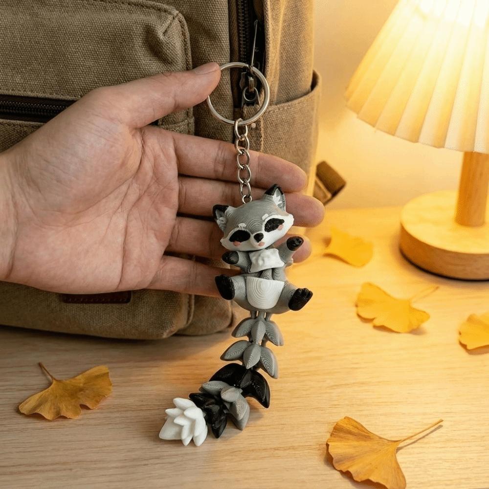 Decorative 3D Printed Key Chain Plastic Car Hanging Pendant Backpack Decoration