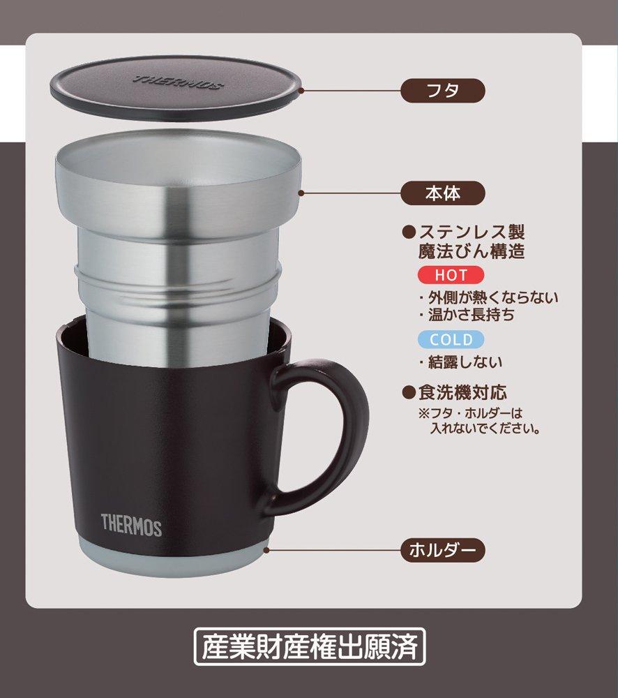 Thermos Insulated Mug, 350ml, Espresso, JDC-351ESP