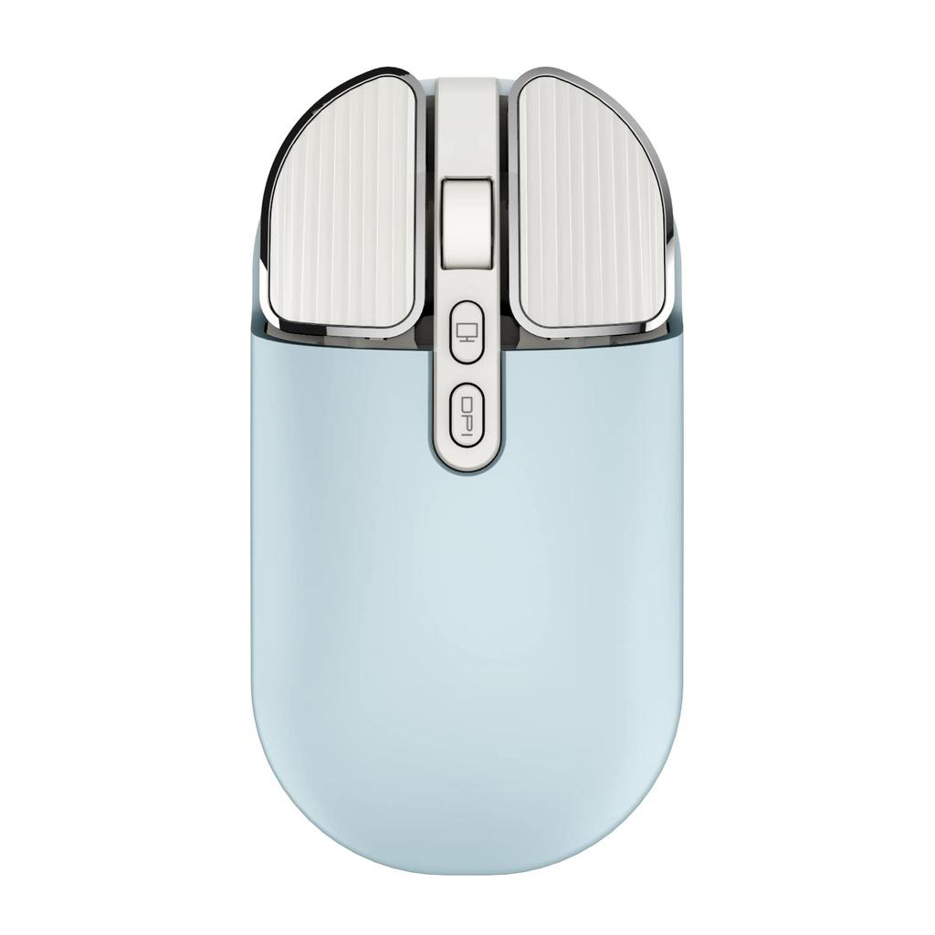M203 USB Wireless Bluetooth Mouse Ultra Thin Quiet Rechargeable Wireless Compact Lightweight Bluetooth Compatible with Surface Tablet 5.1 iPhone/iPad